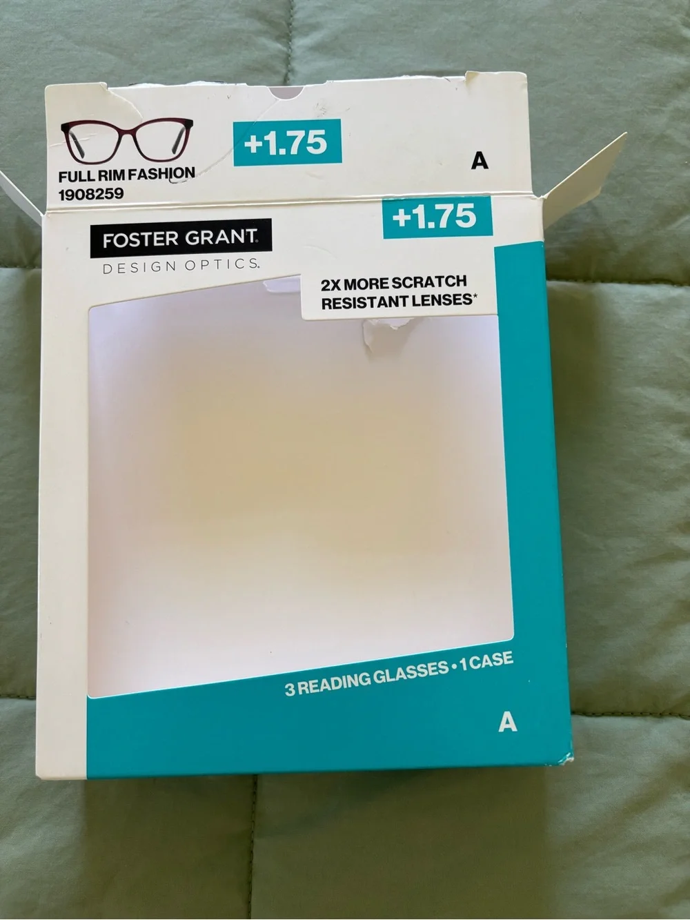 Foster Grant  Reading Glasses 3 pair, +1.75